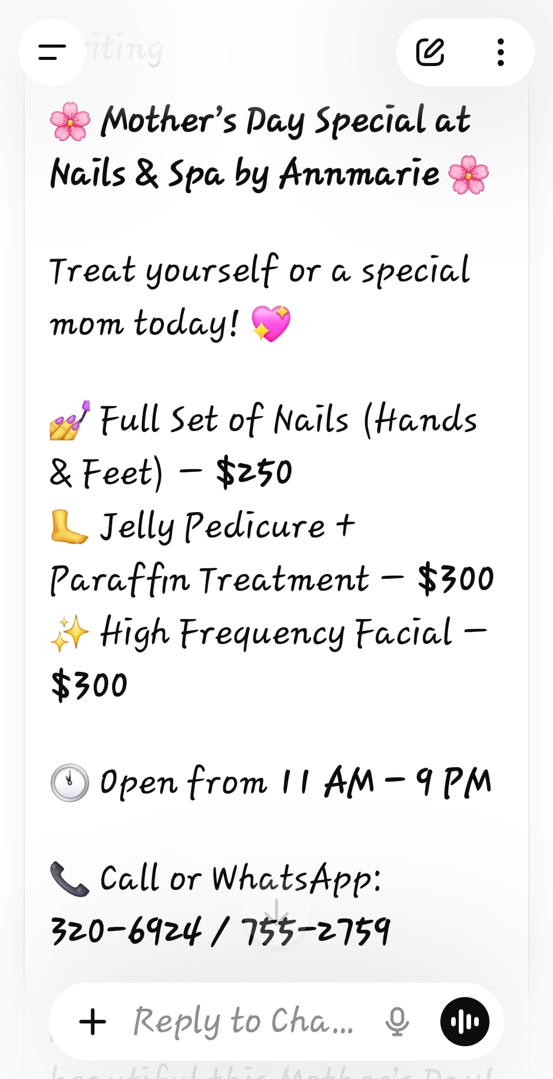 Nails and spa by Annmarie