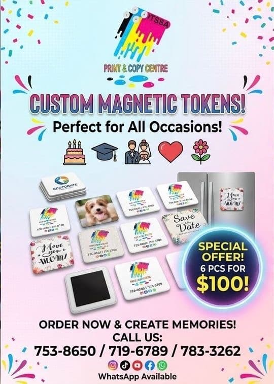 Magnetic tokens